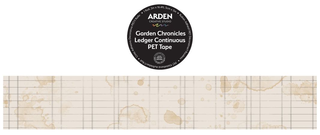GARDEN CHRONICLES LEDGER Continuous PET Tape