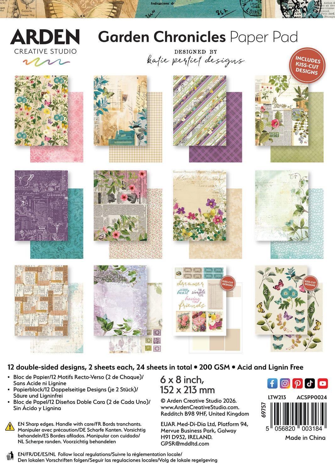 GARDEN CHRONICLES Paper Pad 6 x8