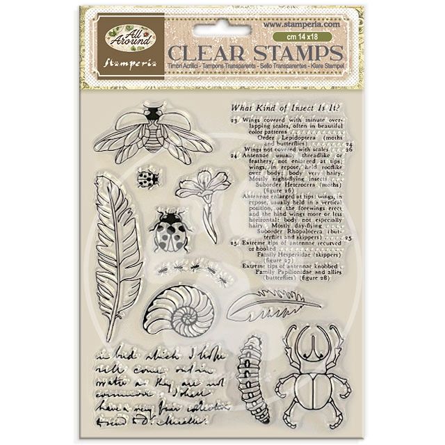 Decorative Acrylic stamp design for Art and Craft cm 14x18 - All Around