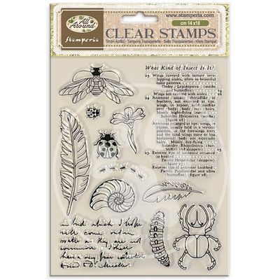 Decorative Acrylic stamp design for Art and Craft cm 14x18 - All Around
