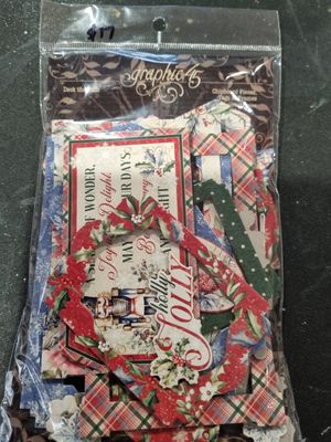 Deck the Halls chipboard pieces