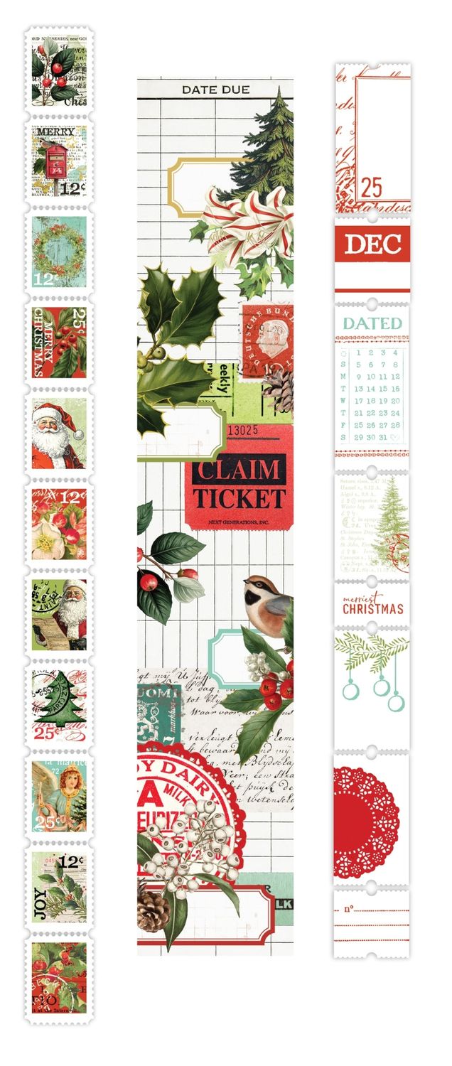 CHRISTMAS CHEER Ephemera Rolls