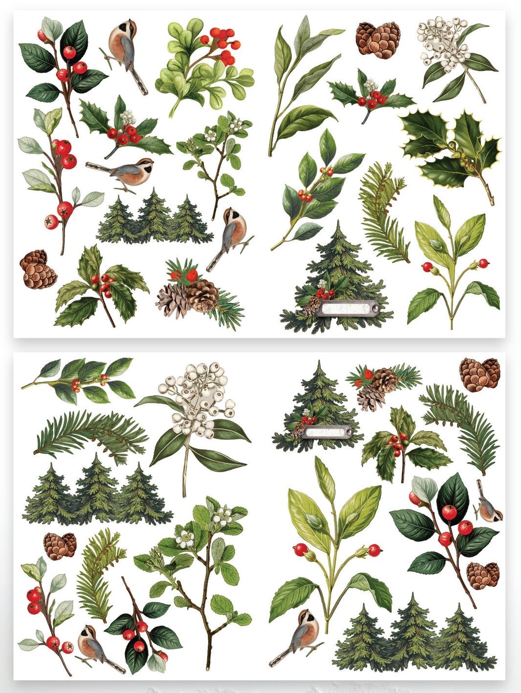 CHRISTMAS CHEER Foliage Laser Cuts