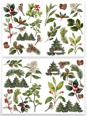 CHRISTMAS CHEER Foliage Laser Cuts #preorder 