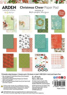 CHRISTMAS CHEER Paper Pad 6 x8 #preorder 