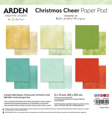 S PRICE CHRISTMAS CHEER Solids Paper Pad 12X12