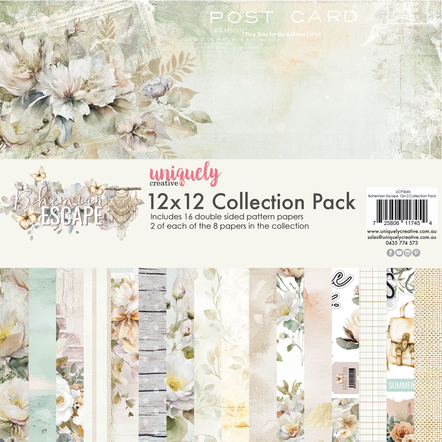 Bohemian Escape 12x12 pack
