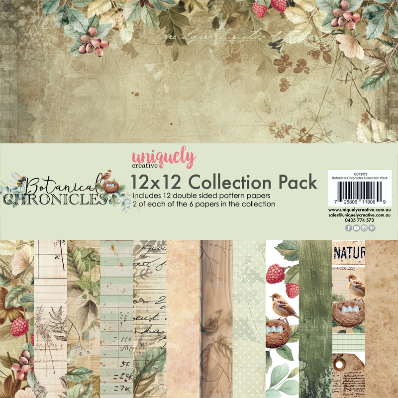 Botanical Chronicals 12 x 12 Collection Pack