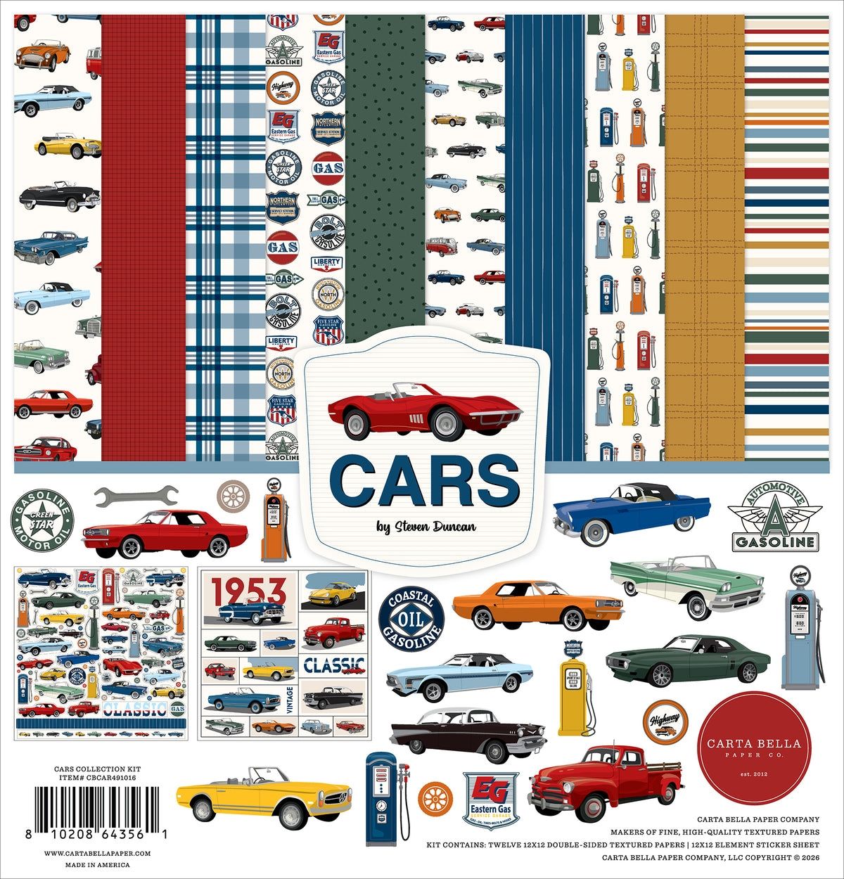 Carta Bella Cars Collection Pack