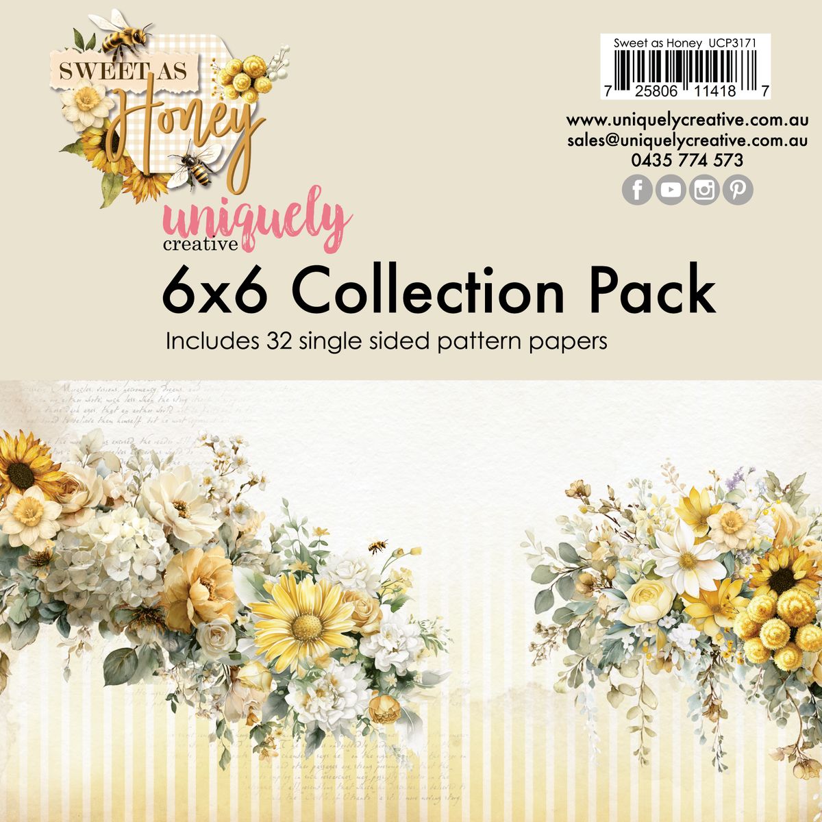 Uniquely creative Sweet as Honey Collection Pack 6x6 #preorder