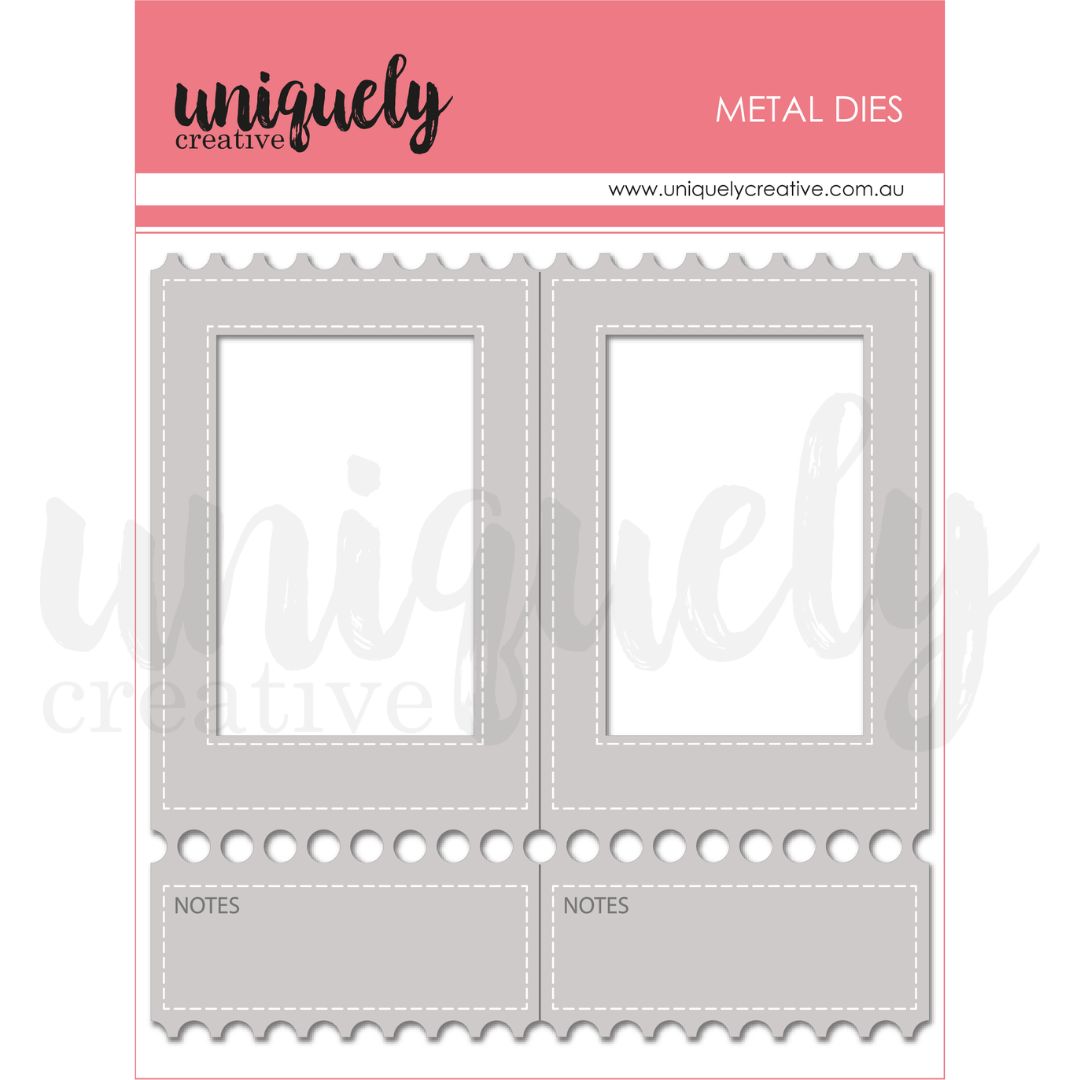 Folding Ticket Frame die
