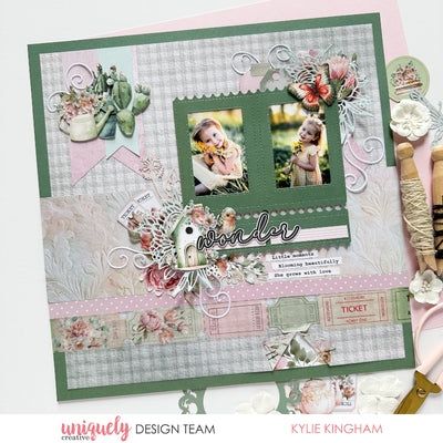 Folding Ticket Frame die