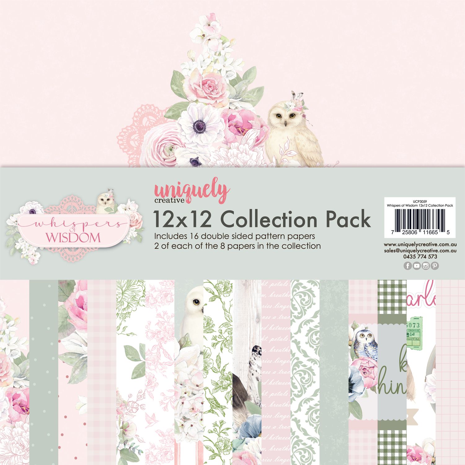 Whispers of wisdom 12x12  Collection pack