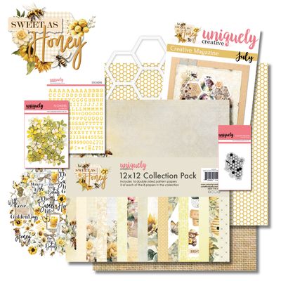 Uniquely creative Sweet as Honey Scrapbooking kit #preorder 