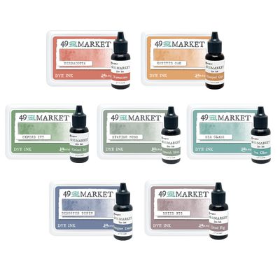 49 and Market Dye Ink Pad Set of  7 new colours July 2026 #preorder