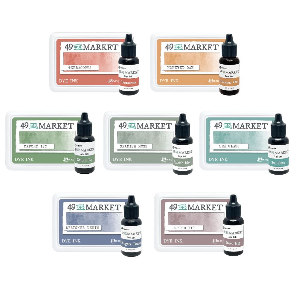 49 and Market Dye Ink Pad Set of  7 new colours July 2026 #preorder