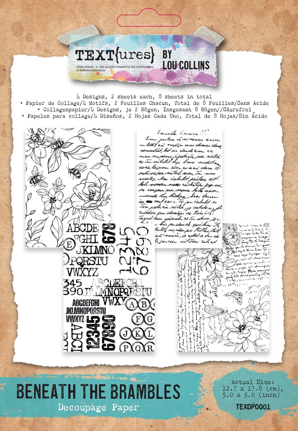 Beneath the Brambles Decoupage Paper