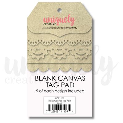 Blank Camvas Tag Kraft
