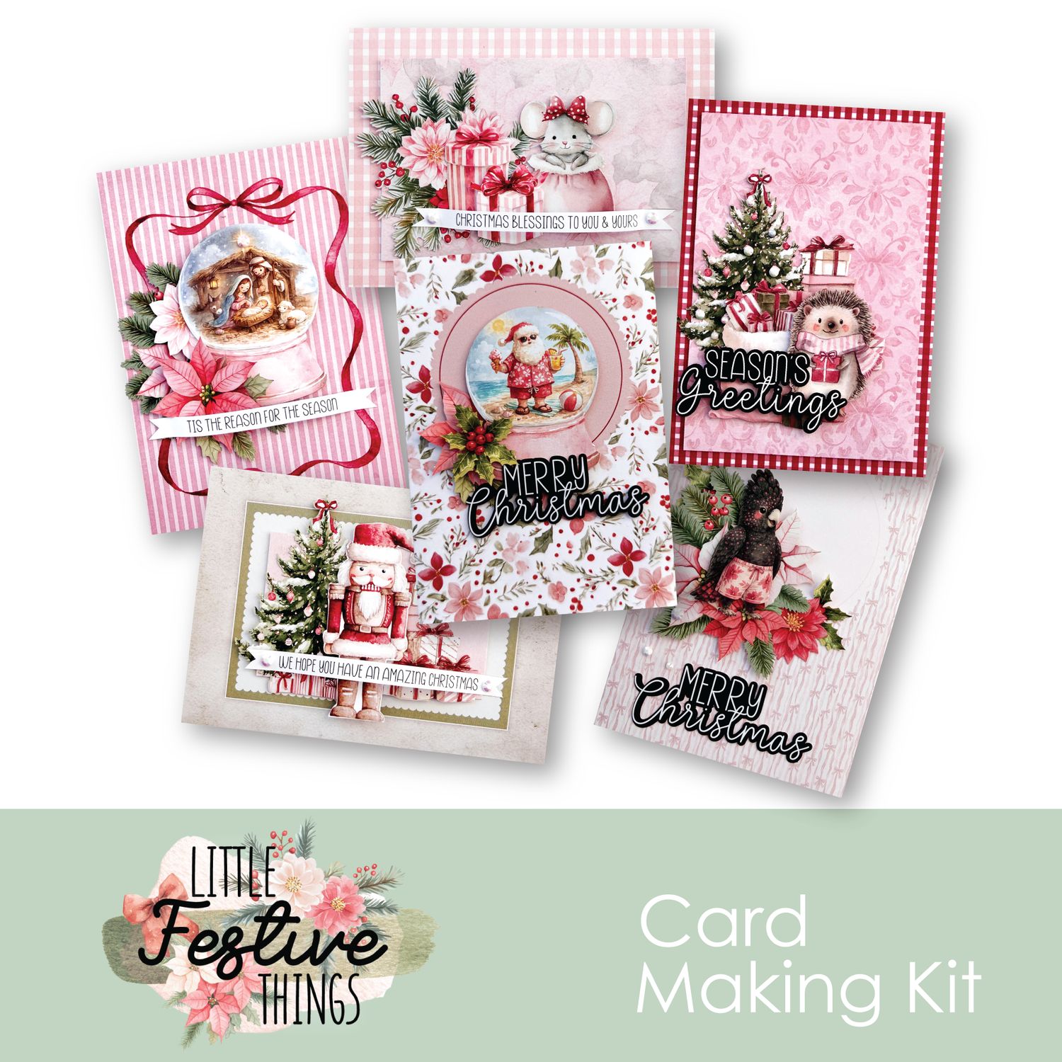 Uniquely creative Little Festive things card kit