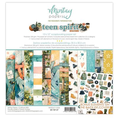 Mintay Teen Spirit 12 x12 paper set