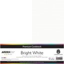 Arden White Cardstock Pack 20