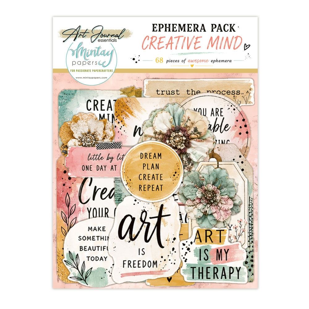 Mintay Art Journal Ephemera Pack