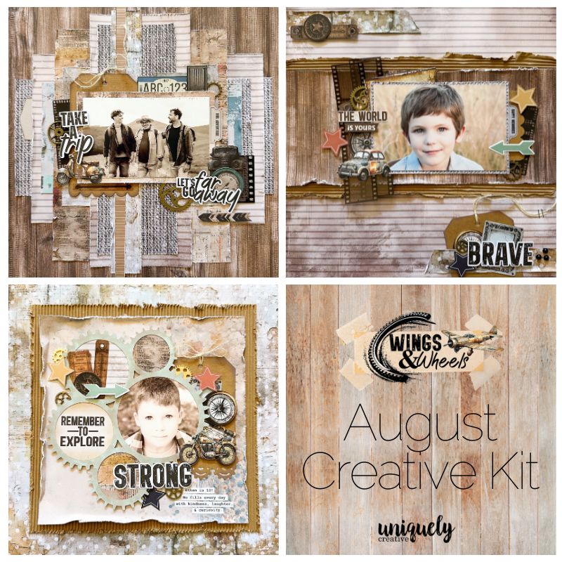 Uniquely Creative Wings and Wheels Scrapbooking Creative Kit
