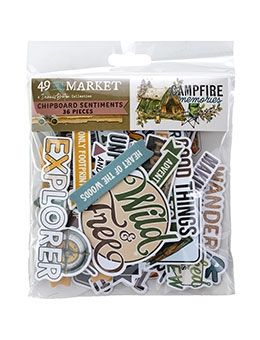 Campfire Memories Chipboard