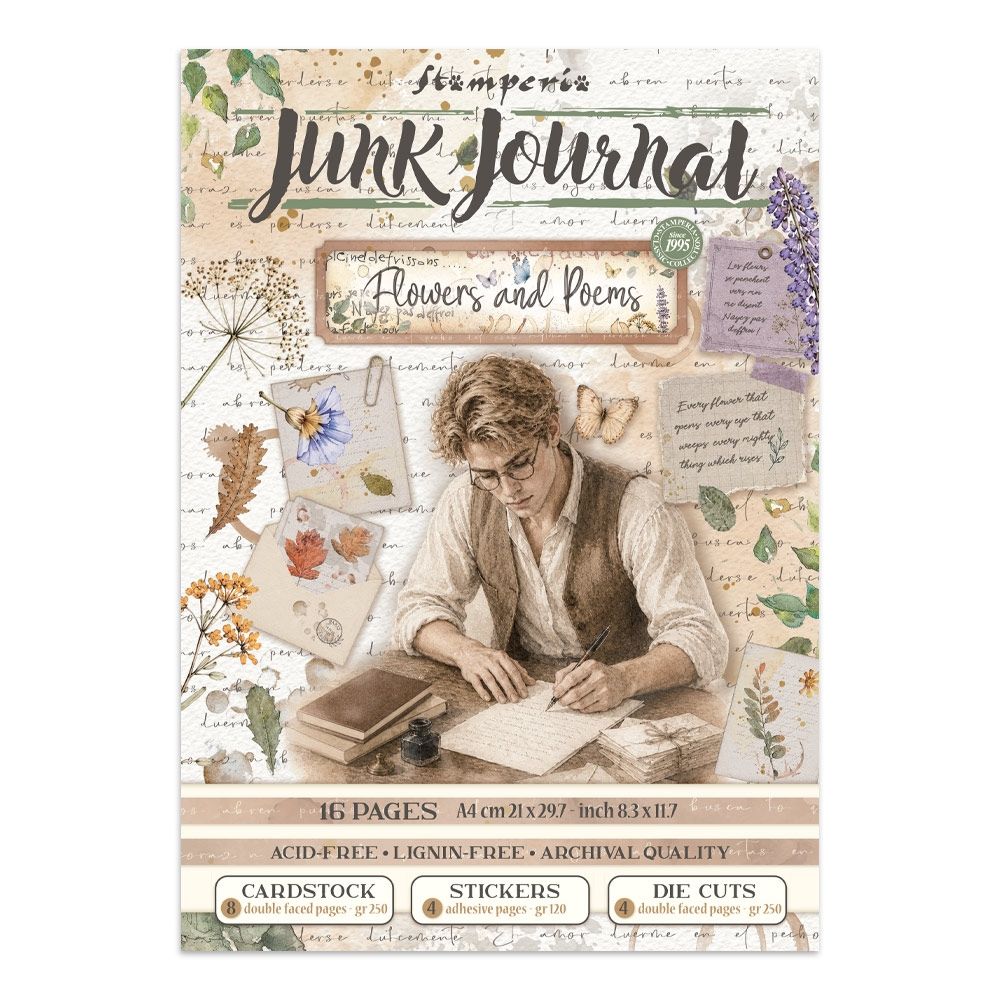 Flowers and Poems Junk Journal