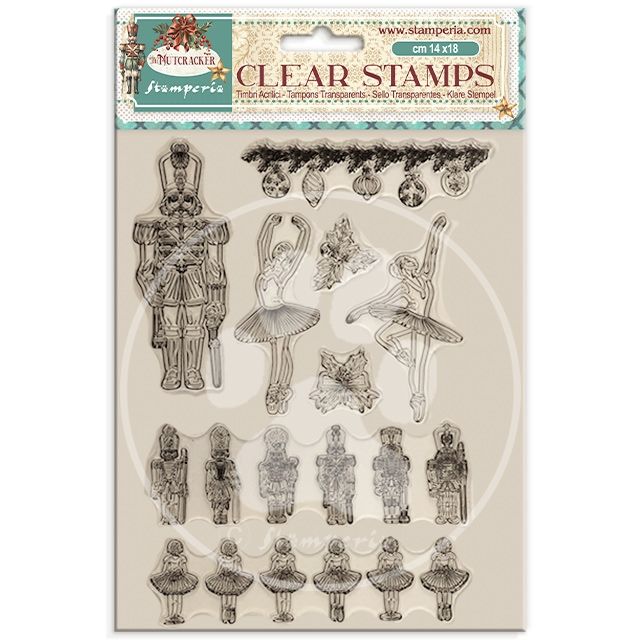 Decorative Acrylic stamp design for Art and Craft cm 14x18 - The Nutcracker ballet and soldiers