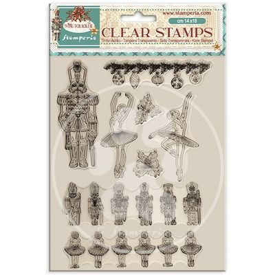 Decorative Acrylic stamp design for Art and Craft cm 14x18 - The Nutcracker ballet and soldiers