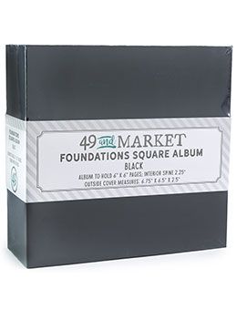 49 and Market Square Album 6x6  Black 