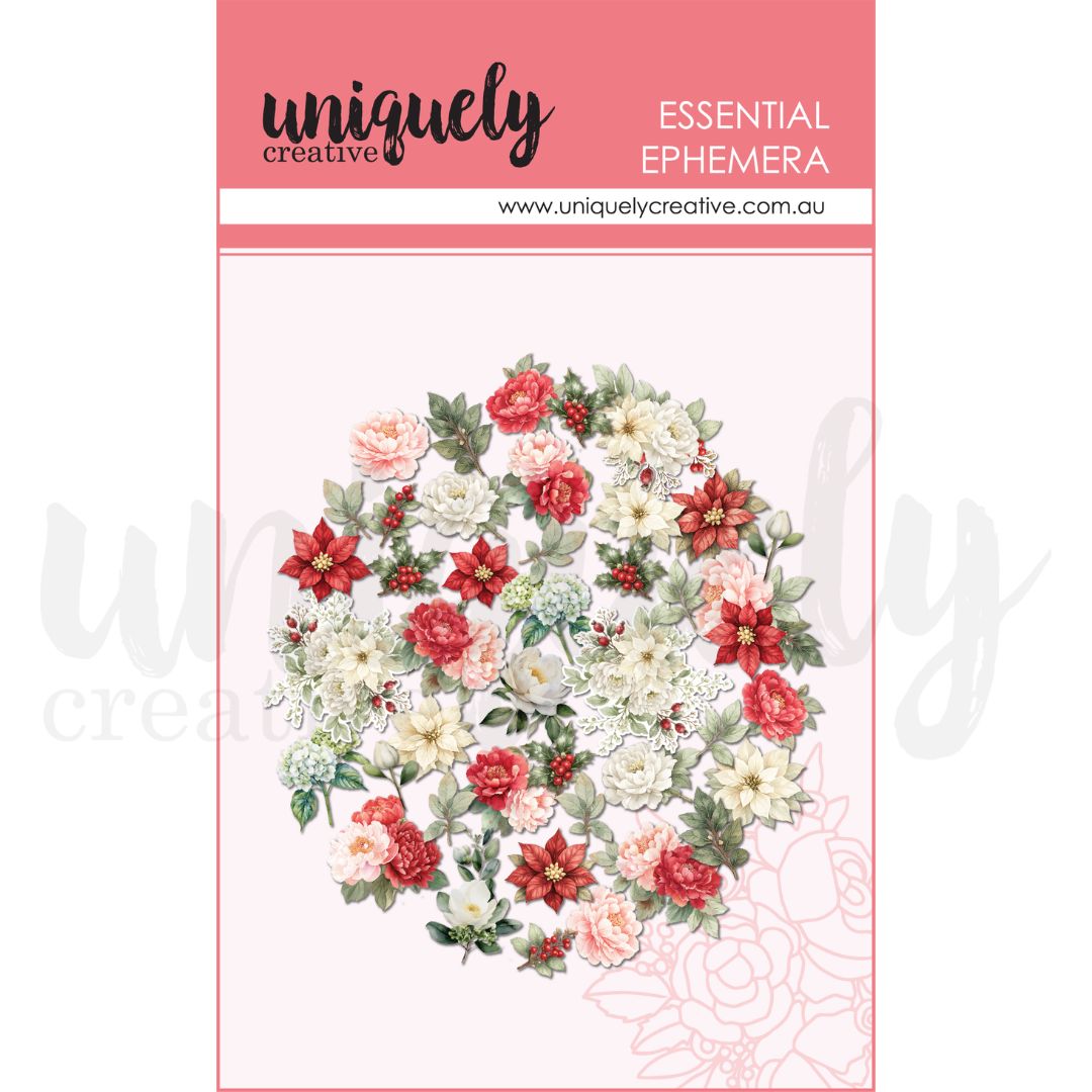 Uniquely Creative Christmas Floral Ephemera