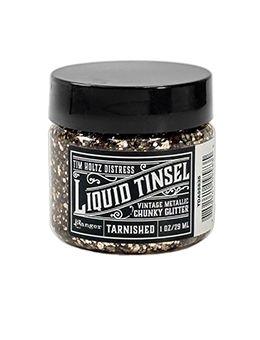 Tim holtz liquid tinsel Tarnished Chunky