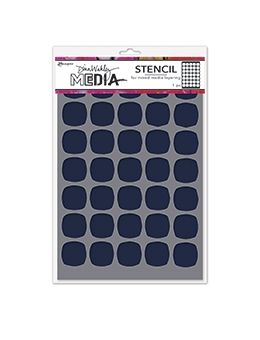 Dina Wakley Media Stencil Small Squovals