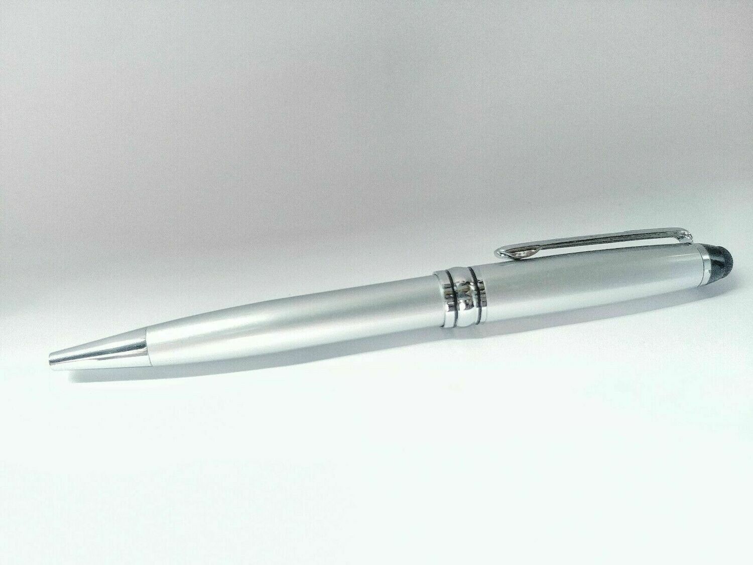 Multi-Function Touch Ball Pen Silver