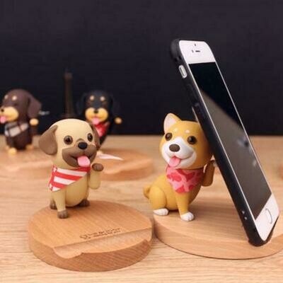 Puppy Deskpot mobiltelefon stativ (Pug)
