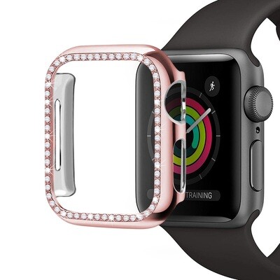 42mm, Crystal Diamond Shiny Rhinestone Hard Bumper til iWatch Series 1/2/3