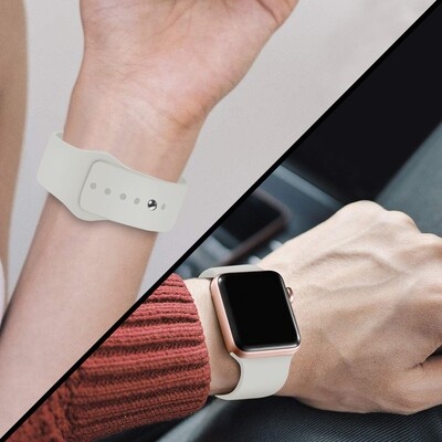 Blødt silikone bånd til Apple Watch