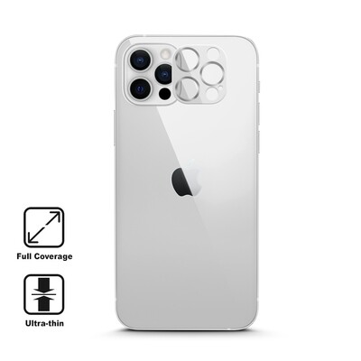 iPhone 12 Pro (6,1 tommer) 9H ultratynd fuld kameraobjektivbeskytter