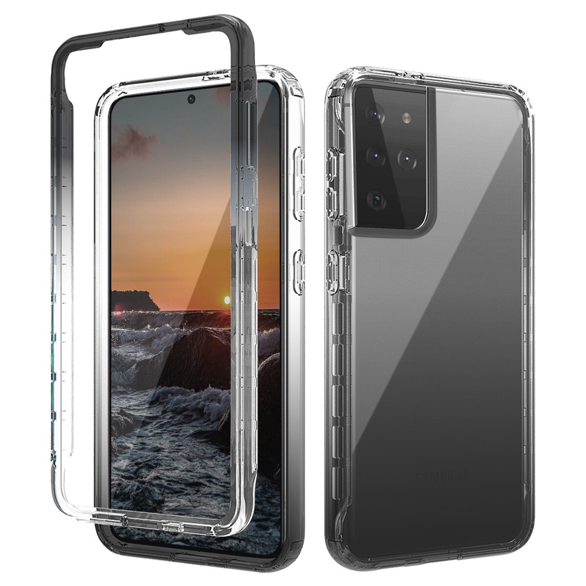 Hybrid Clear Dual Shade Gradient cover