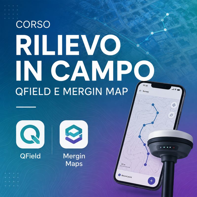 Corso Rilievo in Campo Qfield e Mergin Map