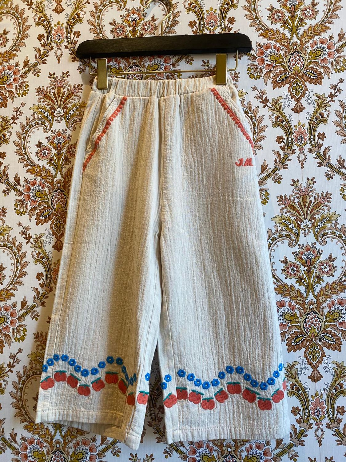Apple Flower Wide Pants