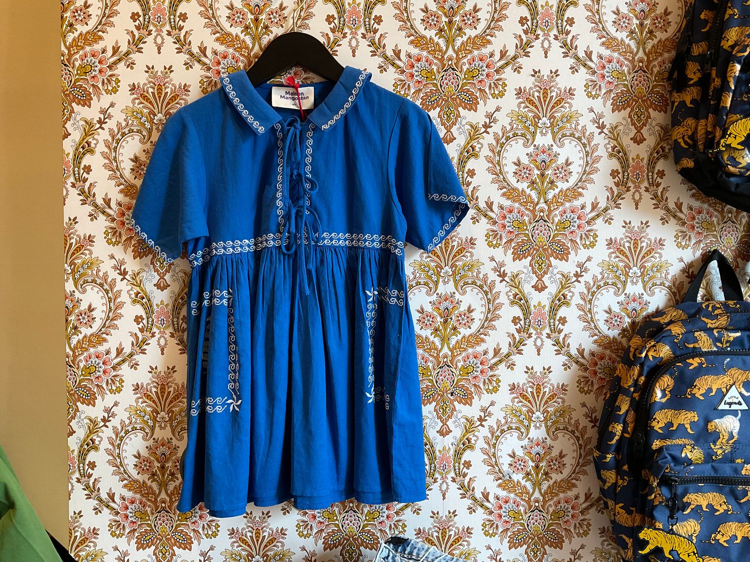 Barcos Embroidered Dress