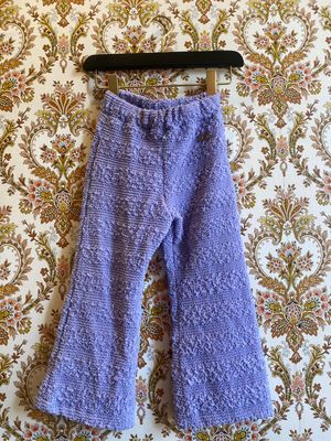 Crinkled Flare Pants