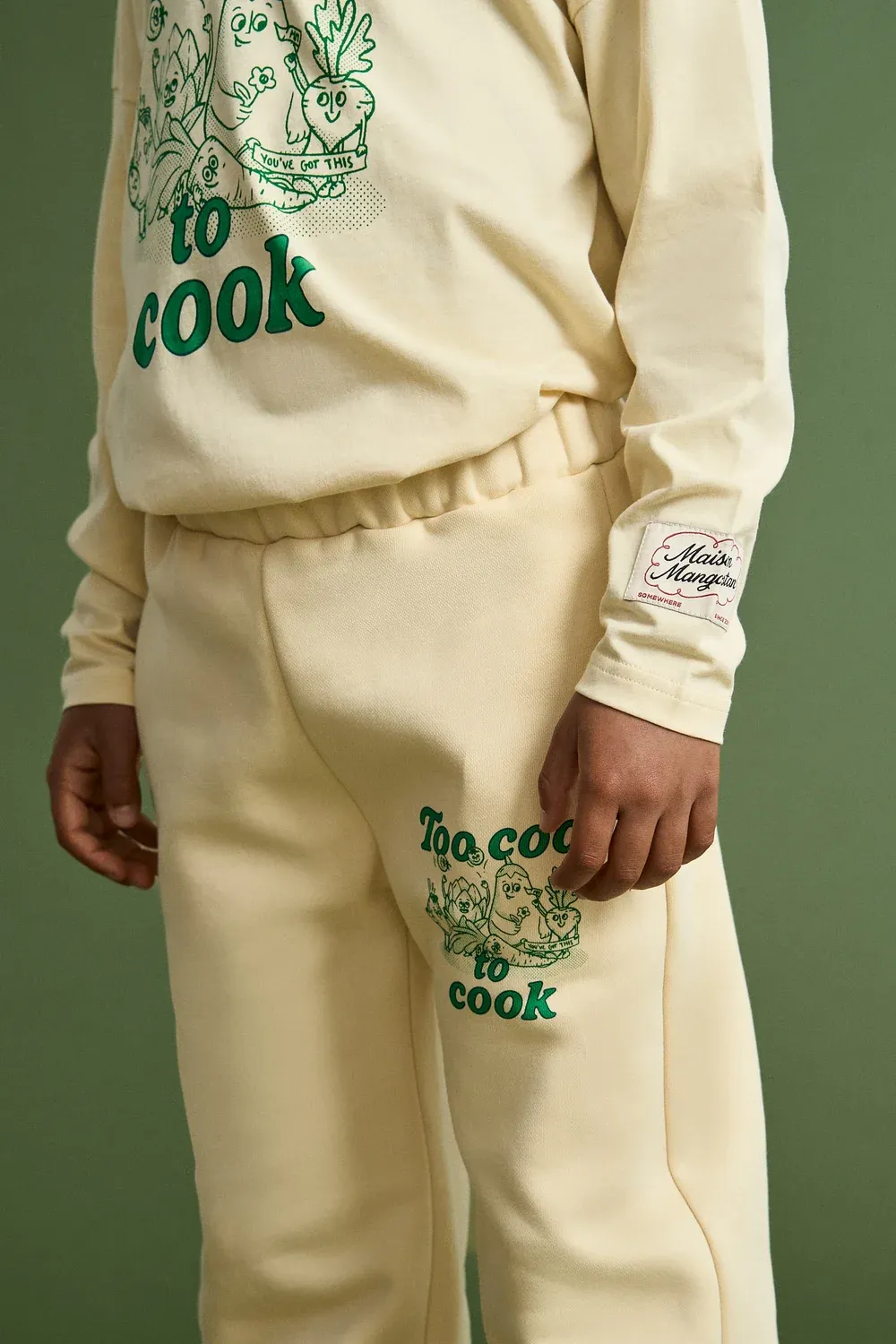 To Cool Too Cook Hoodie Beige