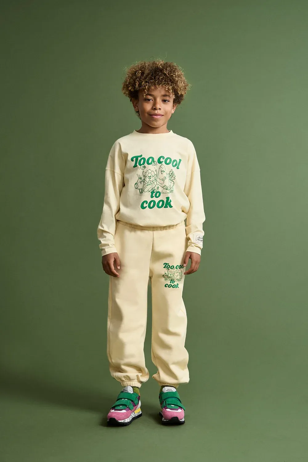 To Cool Too Cook Hoodie Beige