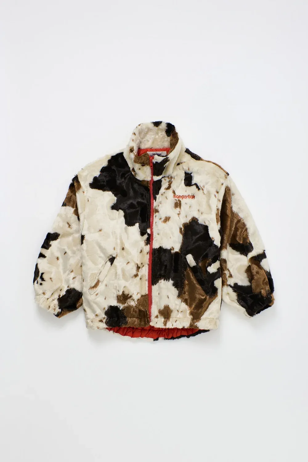 Cow Fur Jacket Beige