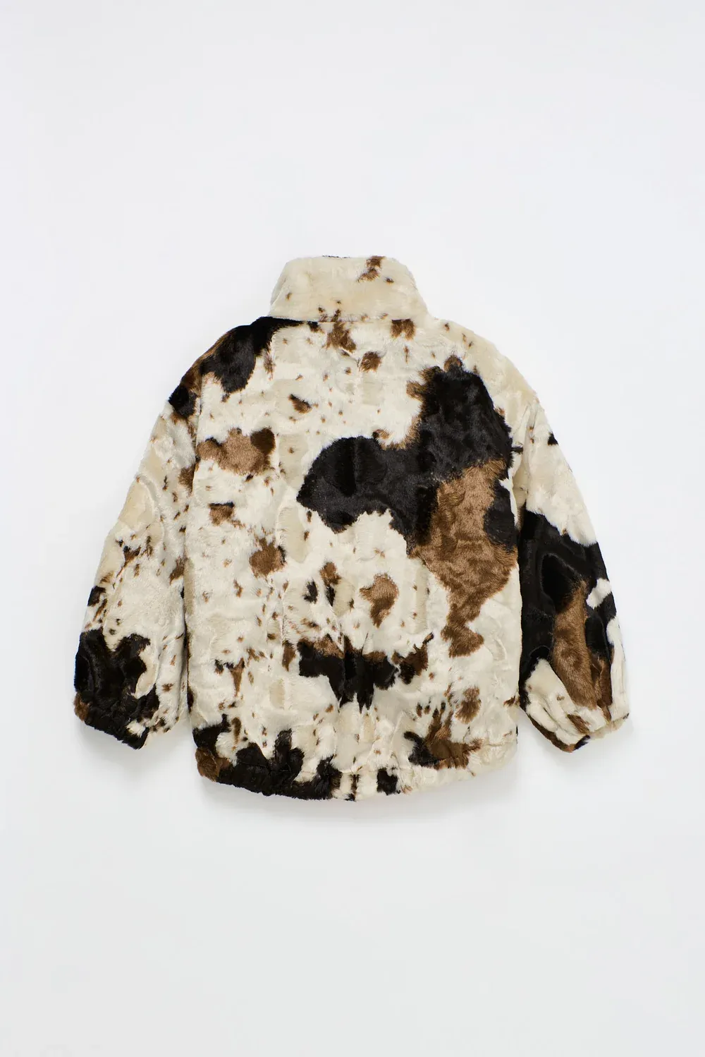 Cow Fur Jacket Beige