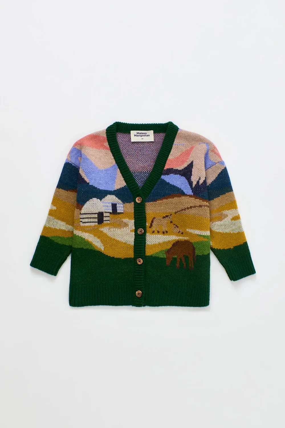 Landscape Knitted Cardigan